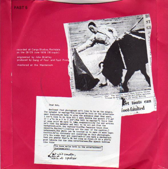Gang Of Four : Damaged Goods / Love Like Anthrax / Armalite Rifle (7", Single, RE)