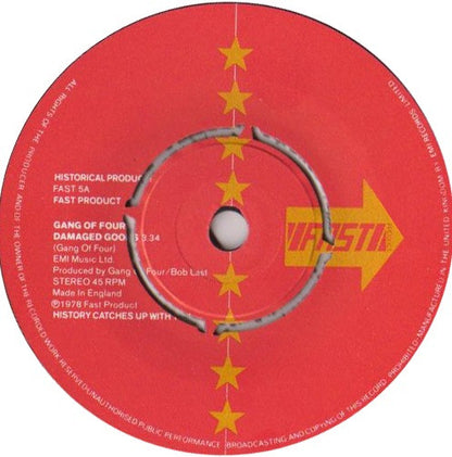 Gang Of Four : Damaged Goods / Love Like Anthrax / Armalite Rifle (7", Single, RE)