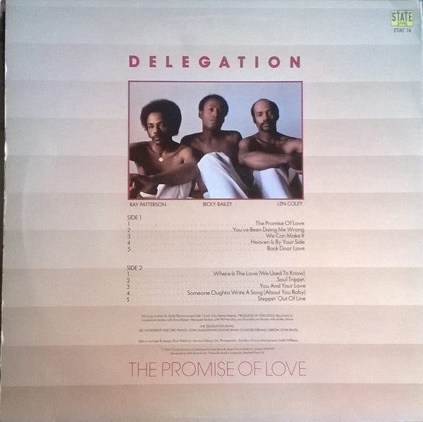 Delegation : The Promise Of Love LP, Album (VG+ / VG+) - Dig Vinyl
