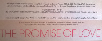 Delegation : The Promise Of Love (LP, Album)