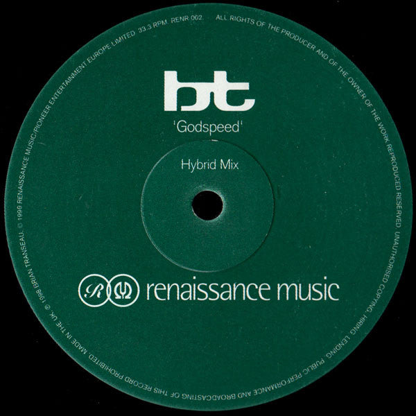 BT : Godspeed (Hybrid Remixes) (12")