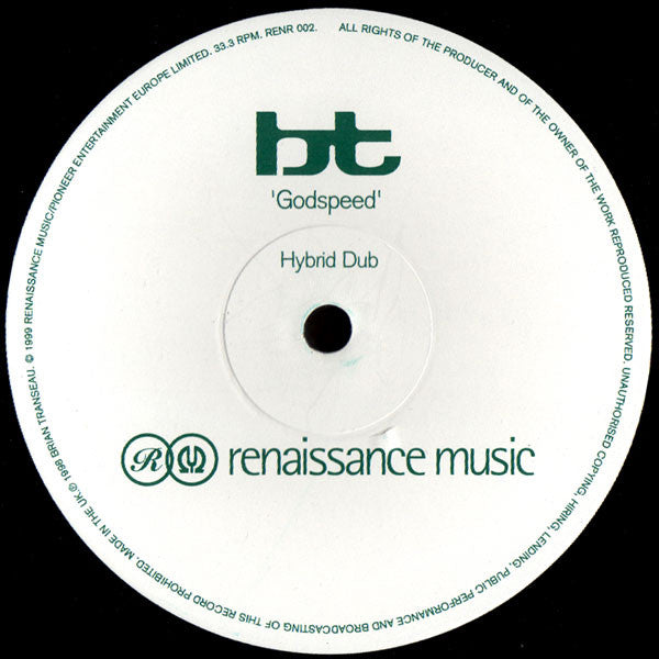 BT : Godspeed (Hybrid Remixes) (12")