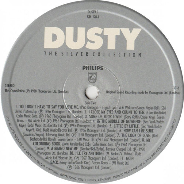 Dusty Springfield : Dusty - The Silver Collection (LP, Comp, Gat)