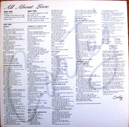 Cortez* : All About Love (LP)