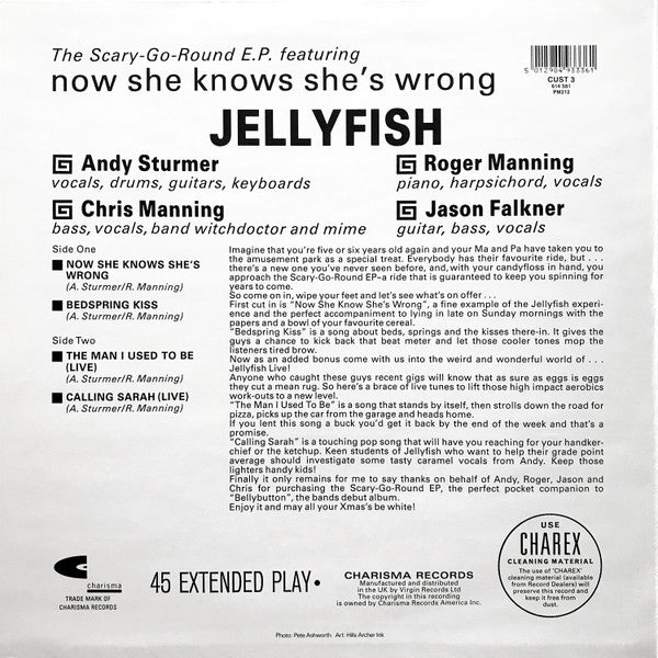 Jellyfish (2) : The Scary-Go-Round E.P. (12", EP)