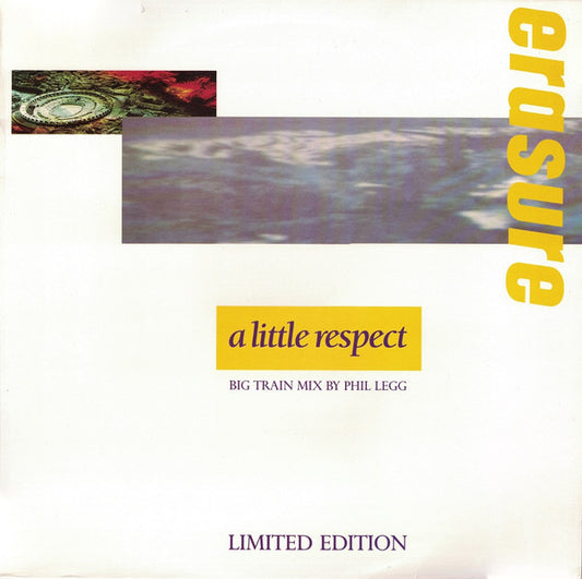 Erasure : A Little Respect (Big Train Mix) (12", Single, Ltd)