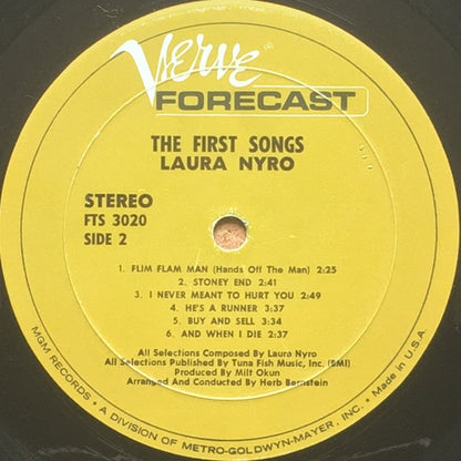 Laura Nyro : The First Songs... (LP, Album, RE)