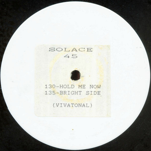 Solace : Hold Me Now / Bright Side (12", W/Lbl, Sti)