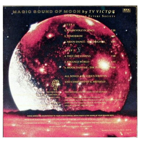 TV Victor & The World Future Society : Magic Sound Of The Moon - Moondance (LP, Album)