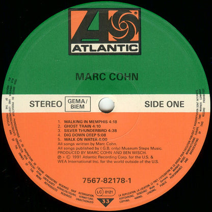 Marc Cohn : Marc Cohn (LP, Album)