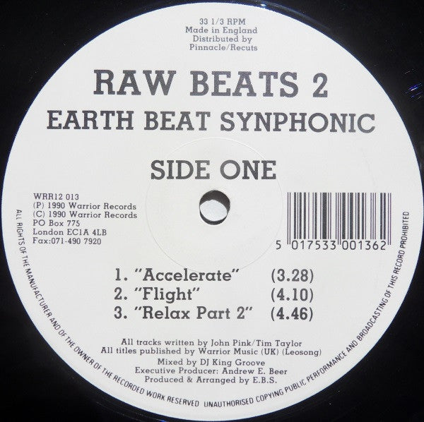Earth Beat Synphonic / The Movement (5) : Raw Beats 2 (12")