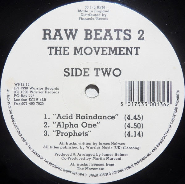 Earth Beat Synphonic / The Movement (5) : Raw Beats 2 (12")