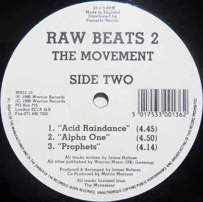 Earth Beat Synphonic / The Movement (5) : Raw Beats 2 (12")
