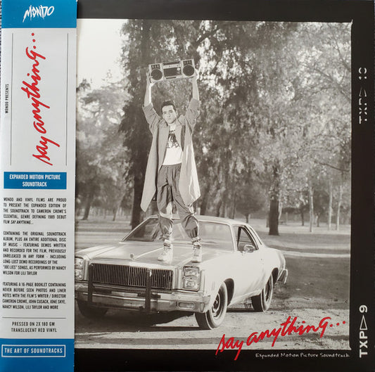 Various : Say Anything... (Expanded Motion Picture Soundtrack) (LP, Album, Comp, RE, Red)