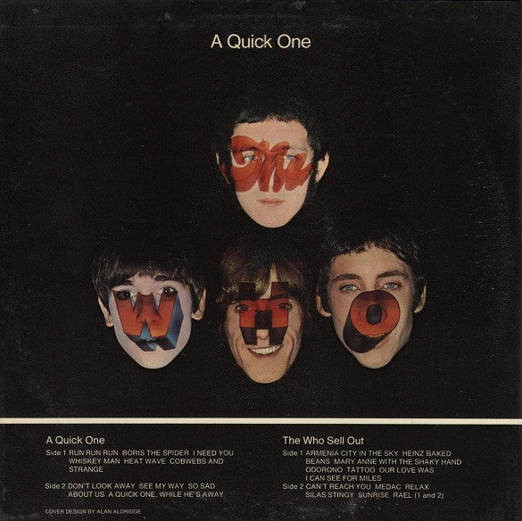 The Who : A Quick One / The Who Sell Out (LP, Album, Mono, RE + LP, Album, RE + Comp)