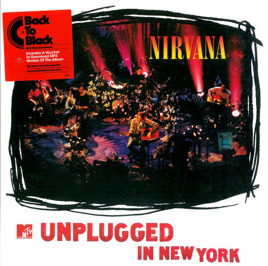 Nirvana : MTV Unplugged In New York (LP, Album, RE, RP, 180)