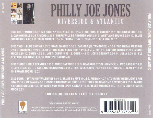 "Philly" Joe Jones : Riverside And Atlantic Eight Classic Albums (4xCD, Comp)