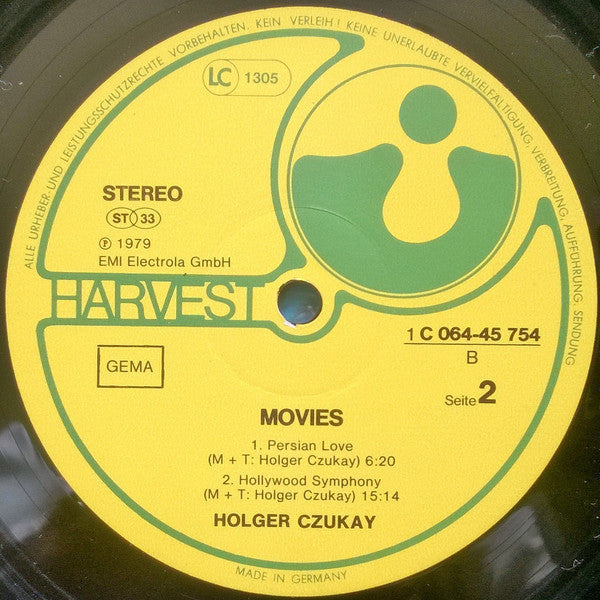 Holger Czukay : Movies (LP, Album)