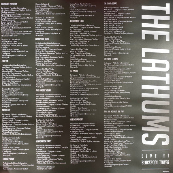 The Lathums : Live At Blackpool Tower (LP, Album, RSD, Ltd, Whi)