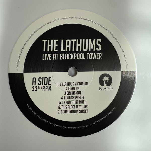 The Lathums : Live At Blackpool Tower (LP, Album, RSD, Ltd, Whi)