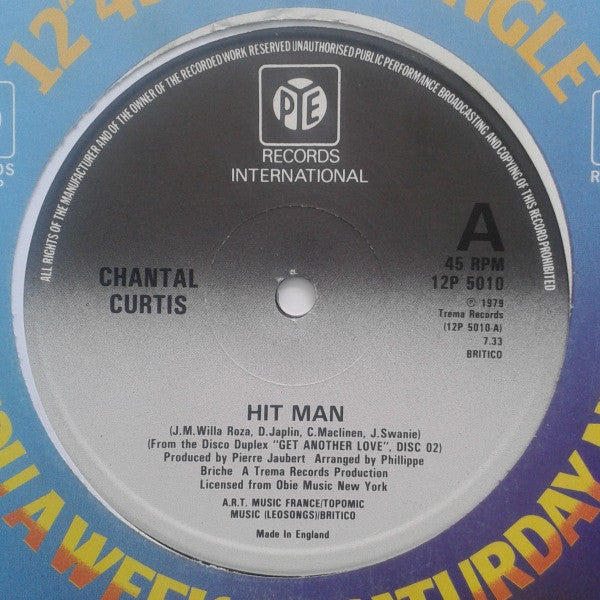 Chantal Curtis : Hit Man (12")