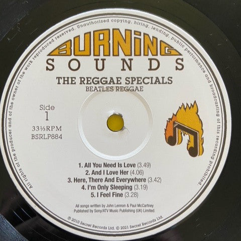 The Reggae Specials : Beatles Reggae (LP, Album, Ltd)