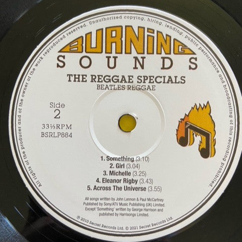 The Reggae Specials : Beatles Reggae (LP, Album, Ltd)