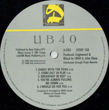 UB40 : UB40 (LP, Album)