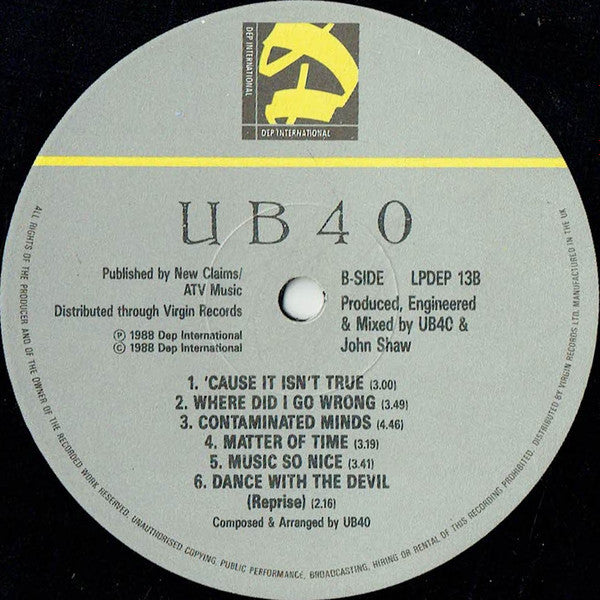 UB40 : UB40 (LP, Album)