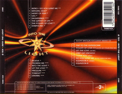 Q Tex* : Into The Light (CD, Album + CD, Mixed)