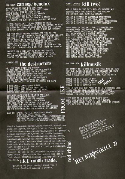 Destructors..* : Religion!There Is No Religion! (7")