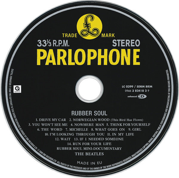 The Beatles : Rubber Soul (CD, Album, Enh, RE, RM, Tri)