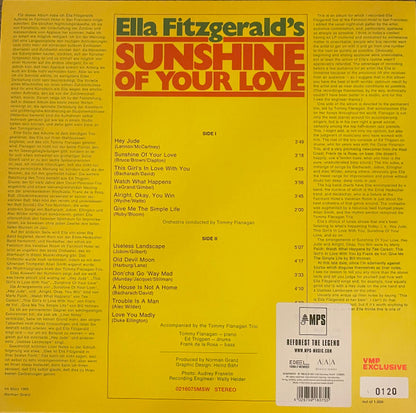 Ella Fitzgerald : Sunshine Of Your Love (LP, Album, Club, Ltd, Num, RE, Yel)
