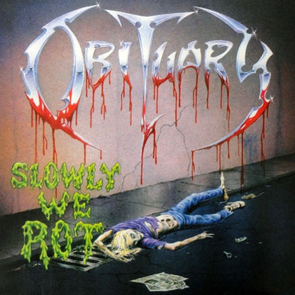 Obituary : Slowly We Rot (LP, Album, RE, RM, 180)