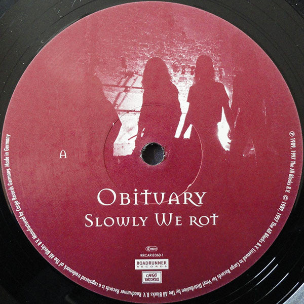 Obituary : Slowly We Rot (LP, Album, RE, RM, 180)
