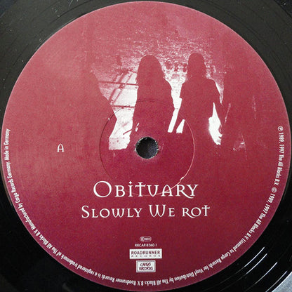 Obituary : Slowly We Rot (LP, Album, RE, RM, 180)