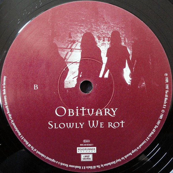 Obituary : Slowly We Rot (LP, Album, RE, RM, 180)
