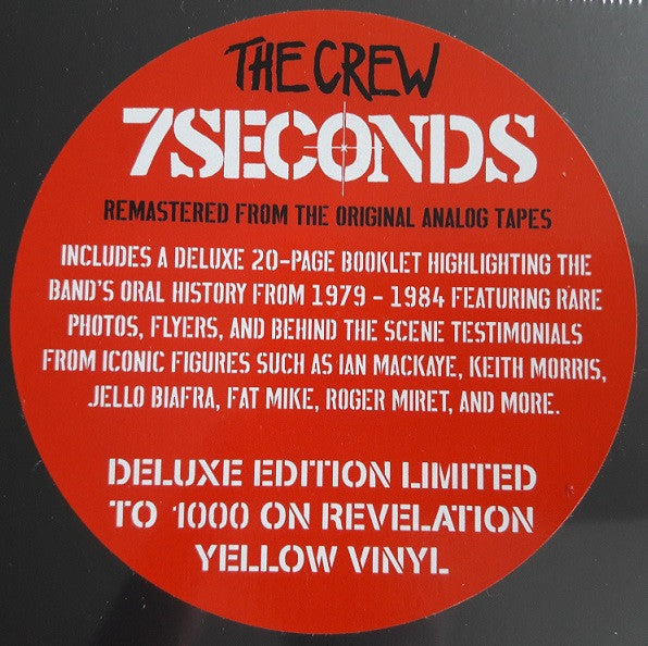 7 Seconds : The Crew (LP, Album, Dlx, Ltd, RE, RM, Yel)