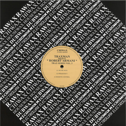 Traxman* Present Robert Armani : Trax Series Vol. 3 (12", EP, RE)
