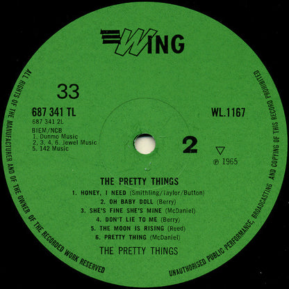 The Pretty Things : The Pretty Things (LP, Album, RE)