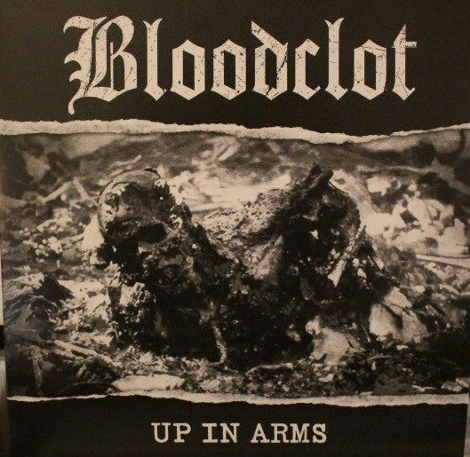 Bloodclot! : Up In Arms (LP, Album, RE, Whi)