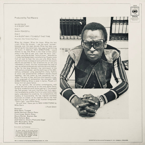 Miles Davis : In A Silent Way (LP, Album, RP)