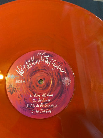 Dave (403) : We're All Alone In This Together (2xLP, Album, Ltd, Red)
