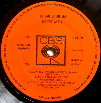 Robert Wyatt : The End Of An Ear (LP, Album)