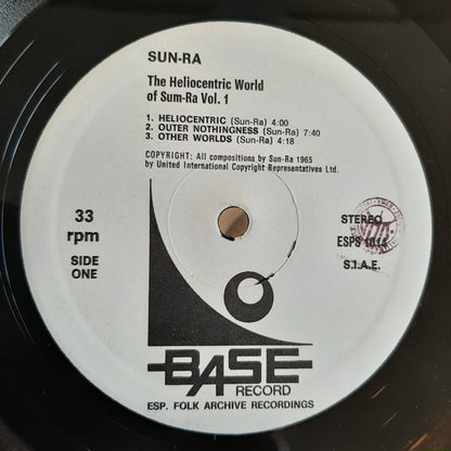 Sun Ra : The Heliocentric Worlds Of Sun Ra, Vol. I (LP, Album)