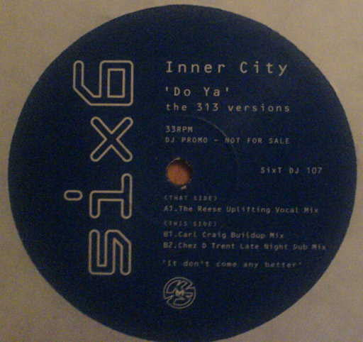 Inner City : Do Ya (The 313 Versions) (12", Promo)