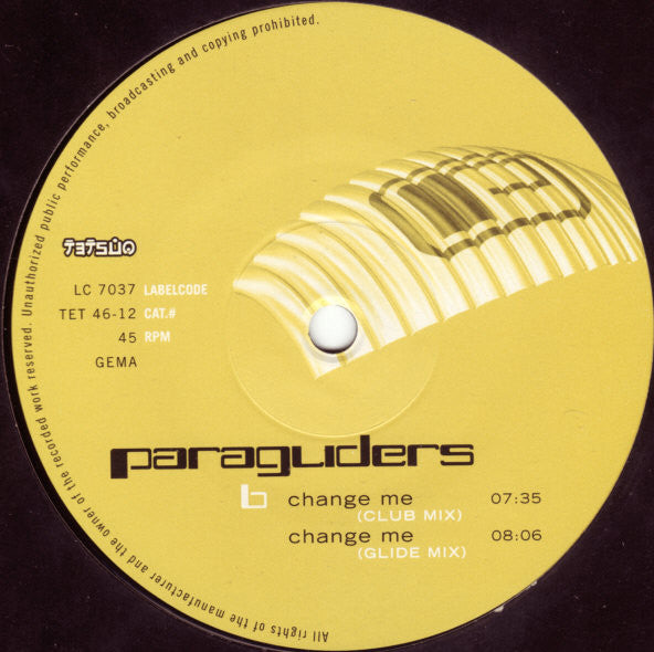 Paragliders : Change Me (12")