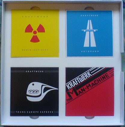 Kraftwerk : The Catalogue (Box, Comp, RM + CD, Album, RE + CD, Album, RE + CD)