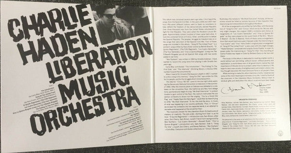 Charlie Haden : Liberation Music Orchestra  (LP, Album, RE, Gat)