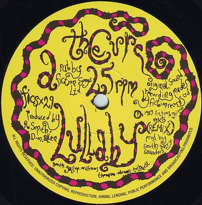 The Cure : Lullaby (12", Single)